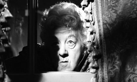 Margaret Rutherford as Miss Marple in the 1963 film of Murder at the Gallop.