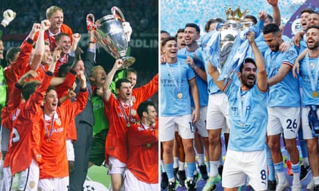 How they compare: Manchester United 1998-99 and Manchester City 2022-23