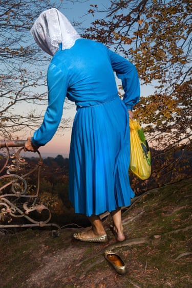 Elena Subach – Cinderella, Grandmothers on the Edge of Heaven, Lviv, Ukraine, 2019Subach is a Ukrainian visual artist based in Lviv. Her work weaves personal and collective histories, exploring the interplay between people, their land and cultural memory. She questions religion and tradition and dissects the legacy of the Soviet colonial past. Her work from the series Grandmothers on the Edge of Heaven is a portrait of an elderly Ukrainian woman during a religious celebration.