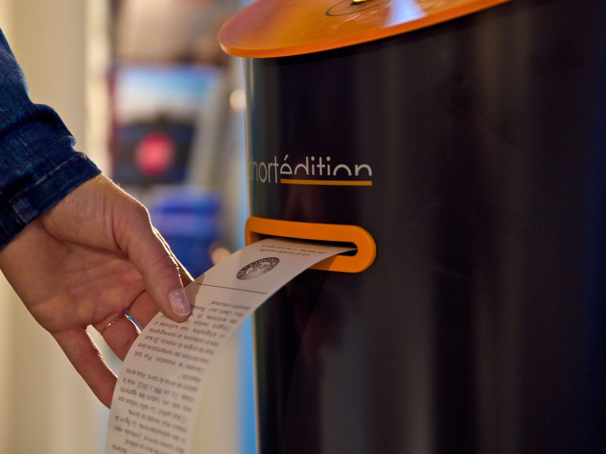 Short story vending machines to transport London commuters Short Short story vending machines to transport London commuters Short