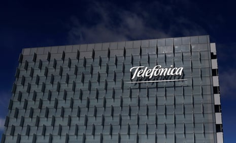 The Telefonica headquarters near Madrid, Spain