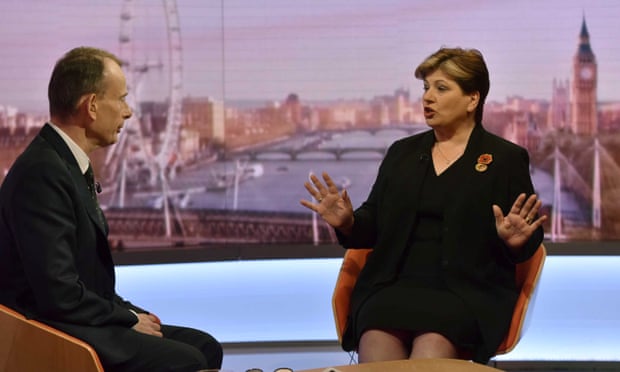 Emily Thornberry on the BBC’s Andrew Marr Show