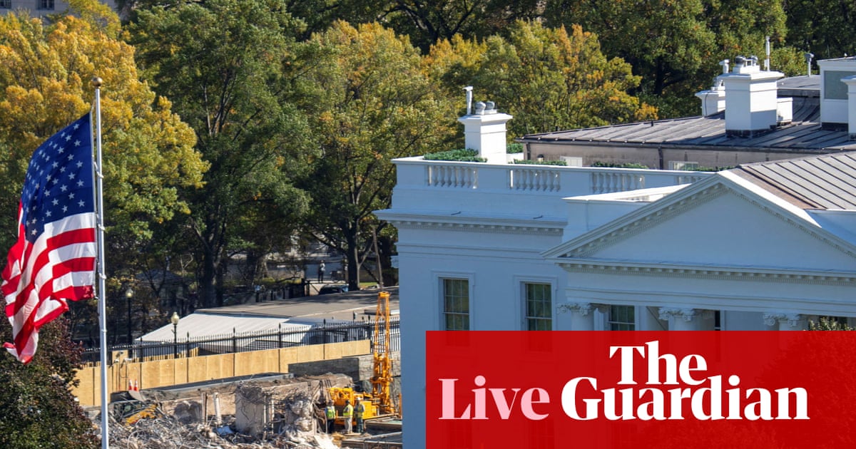 Trump adviser Stephen Miller insists East Wing of White House ‘is not part of the White House’ – as it happened