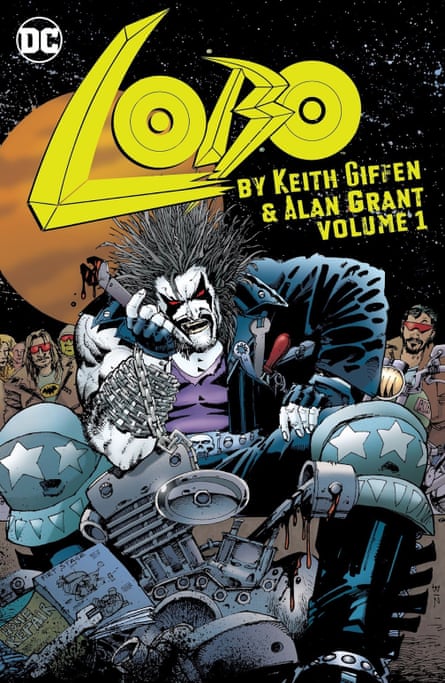 Cover art for Volume One of Lobo by Keith Giffen and Alan Grant.