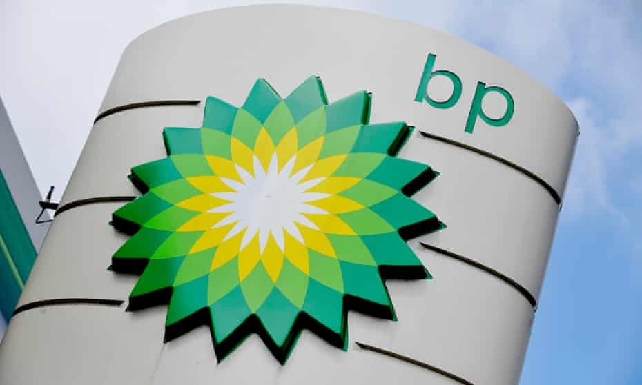 BP logo on building