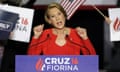 Carly Fiorina<br>Former Hewlett-Packard CEO Carly Fiorina speaks during a rally for Republican presidential candidate Sen. Ted Cruz, R-Texas, in Indianapolis, Wednesday, April 27, 2016. Cruz chose Fiorina as his running mate. (AP Photo/Michael Conroy)