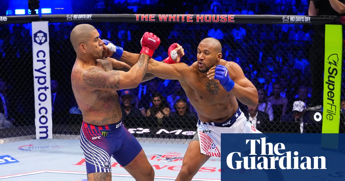 Live from the White House South Lawn: one cage, seven fights, and whatever’s left of American dignity tapping out in the first round.