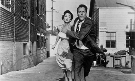 Dana Wynter and Kevin McCarthy in Invasion of the Body Snatchers.