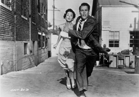 Classic 50s paranoia … Kevin McCarthy and Dana Wynter in Invasion of the Body Snatchers.