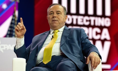 Chris Ruddy, CEO Newsmax at the 2023 Conservative Political Action Conference (CPAC) in Maryland.