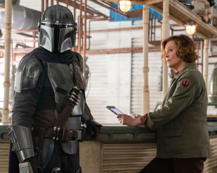 Empire chills out … The Mandalorian and Grogu.