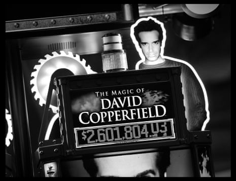 A David Copperfield slot machine at the MGM Grand casino-hotel in Las Vegas.