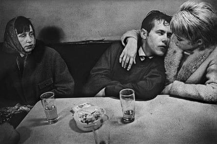 Kleinchen and Rose with Mona, Café Lehmitz, 1970.