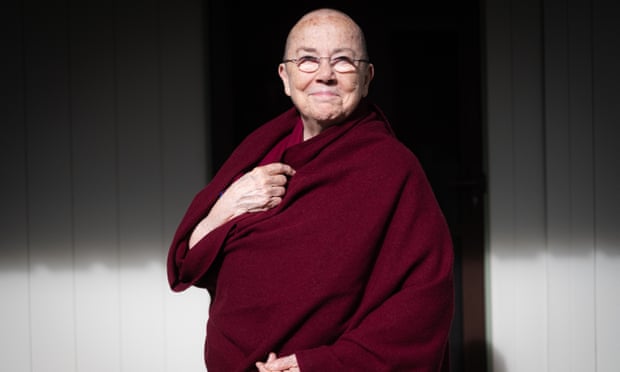 Robina Courtin is a Buddhist nun in the Tibetan Buddhist Gelugpa tradition and descended from Lama Thubten Yeshe and Lama Zopa Rinpoche.