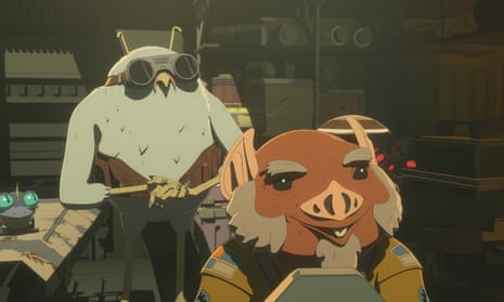 Flix and Orka in Star Wars Resistance. ‘They’re absolutely a gay couple and we’re proud of that,’ said Disney.