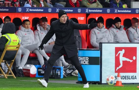 Kasper Hjulmand of Bayer Leverkusen during the game against Stuttgart
