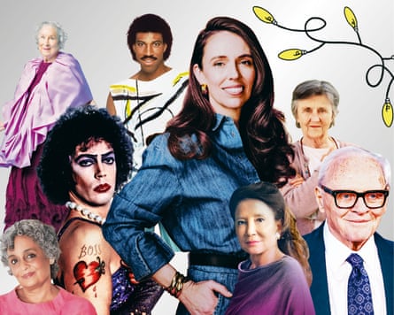 Image of Jacinda Ardern, Arundhati Roy and other celebrities and writers.