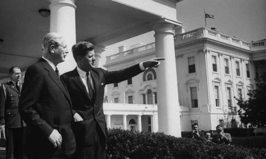 Harold Macmillan, then UK prime minister, with president John F. Kennedy at the White House in the early 60s.