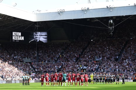 A minute’s applause for the late Kevin Keegan.