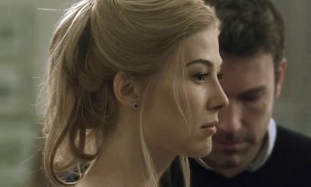 Rosamund Pike as Amy in Gone Girl (2014) with Ben Affleck