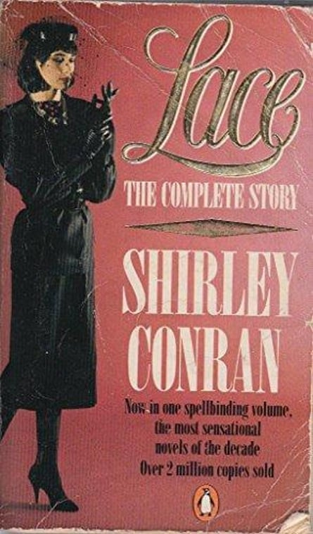 Lace by Shirley Conran - paperback cover
