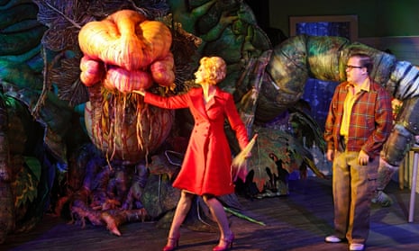 Brent Hill and Esther Hannaford in Little Shop of Horrors