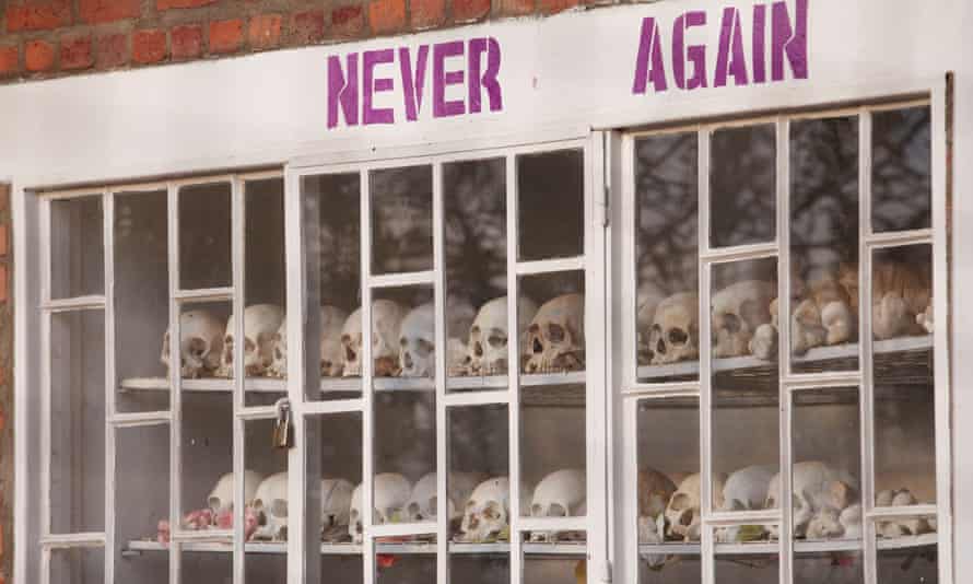 Skulls of the victims form the centrepiece of the memorial to more than 11,000 Tutsi men, women and children (also buried here in a mass grave) who sought refuge in the Catholic church of Kibuye, only to be murdered by Hutu extremists during the genocide of April and May 1994.