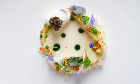 A white crab starter