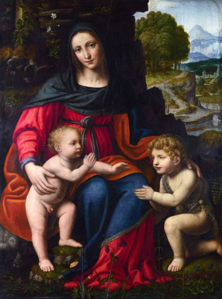 The Virgin and Child with Saint John by Bernardino Luini (1480/82-1532), oil on poplar, late 1510s2J6A240 The Virgin and Child with Saint John by Bernardino Luini (1480/82-1532), oil on poplar, late 1510s