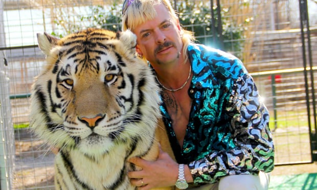 Gun-toting tiger breeder Joe Exotic in Tiger King.