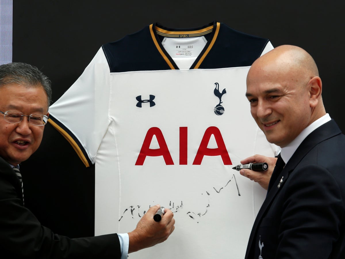 AIA sponsorship is stain on Spurs shirts, say Kick Out Coal campaigners | Environment | The Guardian