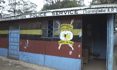 A police station in Kibera, Nairobi, Kenya