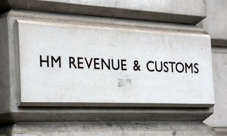 HM Revenue and Customs sign.