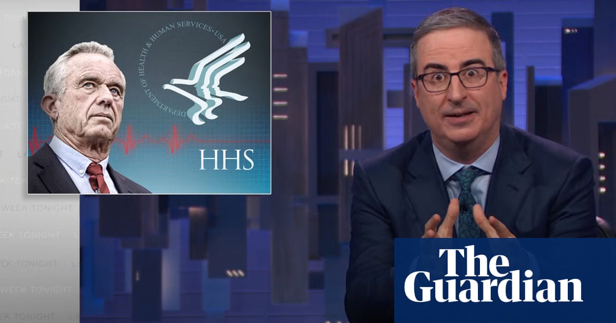 John Oliver on RFK Jr: A man who is clearly in way over his worm-riddled head'