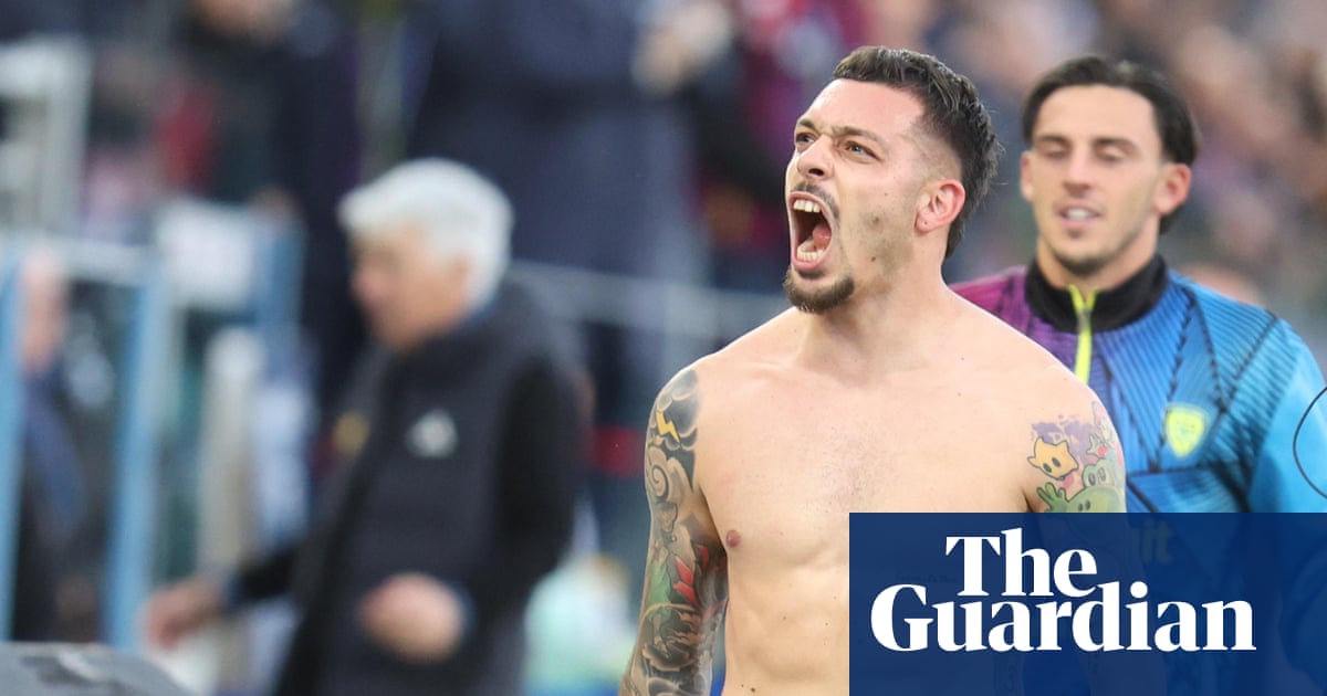 European football: 10-man Roma lose at Cagliari in ill-tempered clash