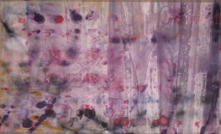 Curtain of sorrow … April 4, by Sam Gilliam, mourns the assassination of Martin Luther King.