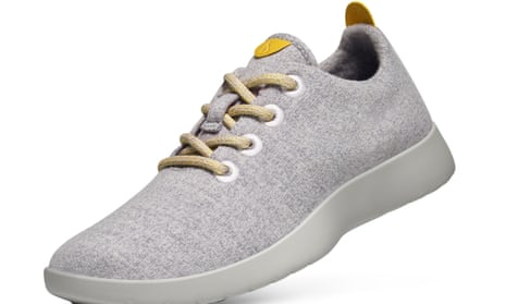 An Allbirds wool trainer. Allbirds is one US brand working directly with sheep farmers in New Zealand to source high-quality wool for a range of shoes for both winter and summer.