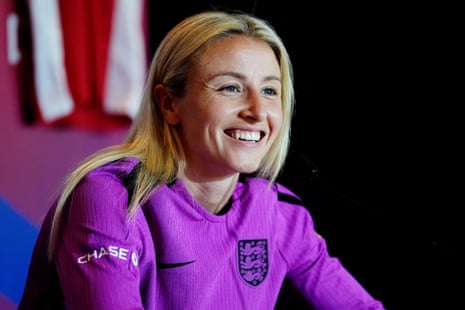 England's Leah Williamson during a press conference