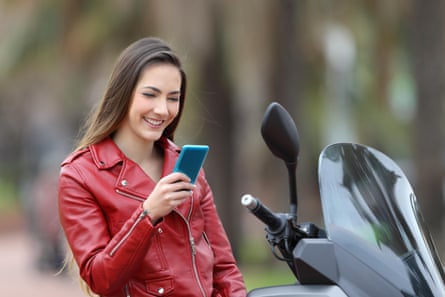 Peace of mind … knowing where your partner is can be reassuring.