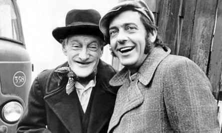 Harry H Corbett, right, and Wilfrid Brambell in Steptoe and Son.