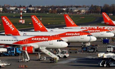 About 4,000 of easyJet’s 9,000 UK staff will be furloughed for at least two months from 1 April.