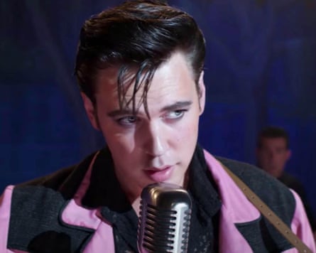 Austin Butler in Elvis.
