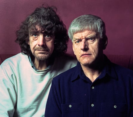 Dave Prowse, left, with fellow Star Wars actor Peter Mayhew, who played Chewbacca.