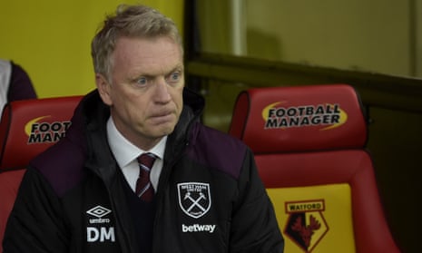 David Moyes’ first game in charge of West Ham was marked by defeat at Watford and anger among the away fans.