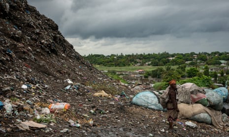 Hulene rubbish dump in Maputo, Mozambique