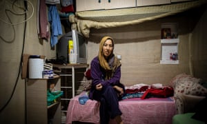 Inside some of the homes in La Nave de la Molineta shantytown