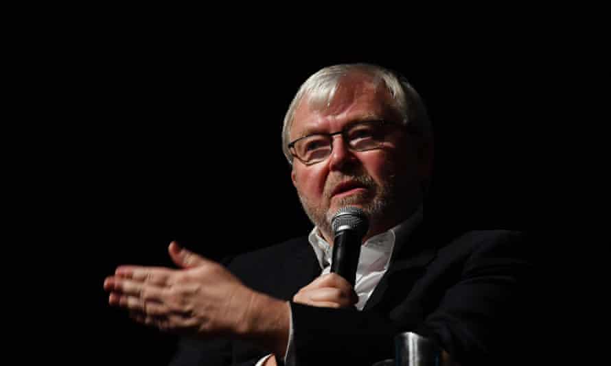 Former prime minister Kevin Rudd.