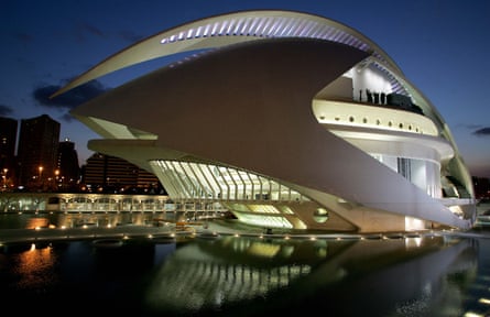 Creative spending … Valencia’s Palau de les Arts Reina Sofia opera house.