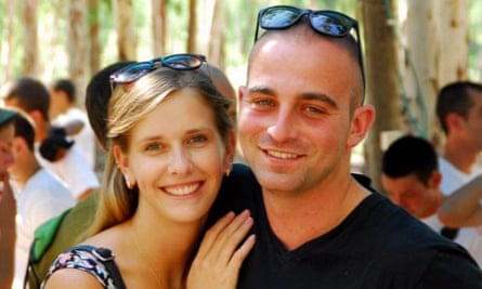 Itai and Hadar Berdichevsky, 30 years old. Their 10-month-old twins who they hid were later rescued from the Gaza village