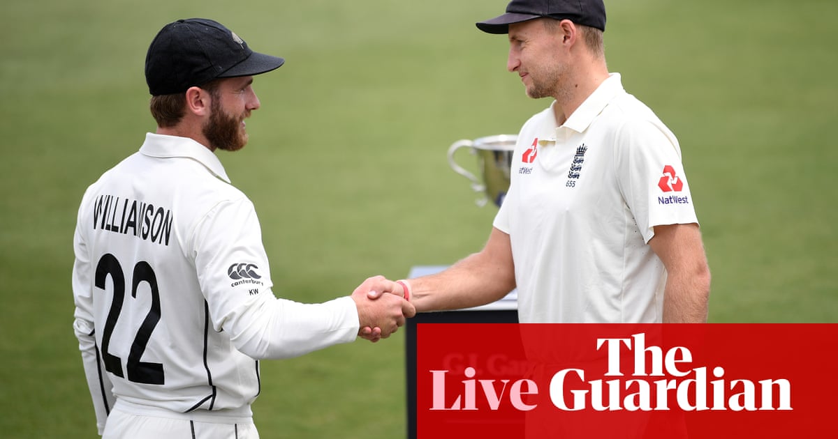 New Zealand v England: first Test, day one – live!